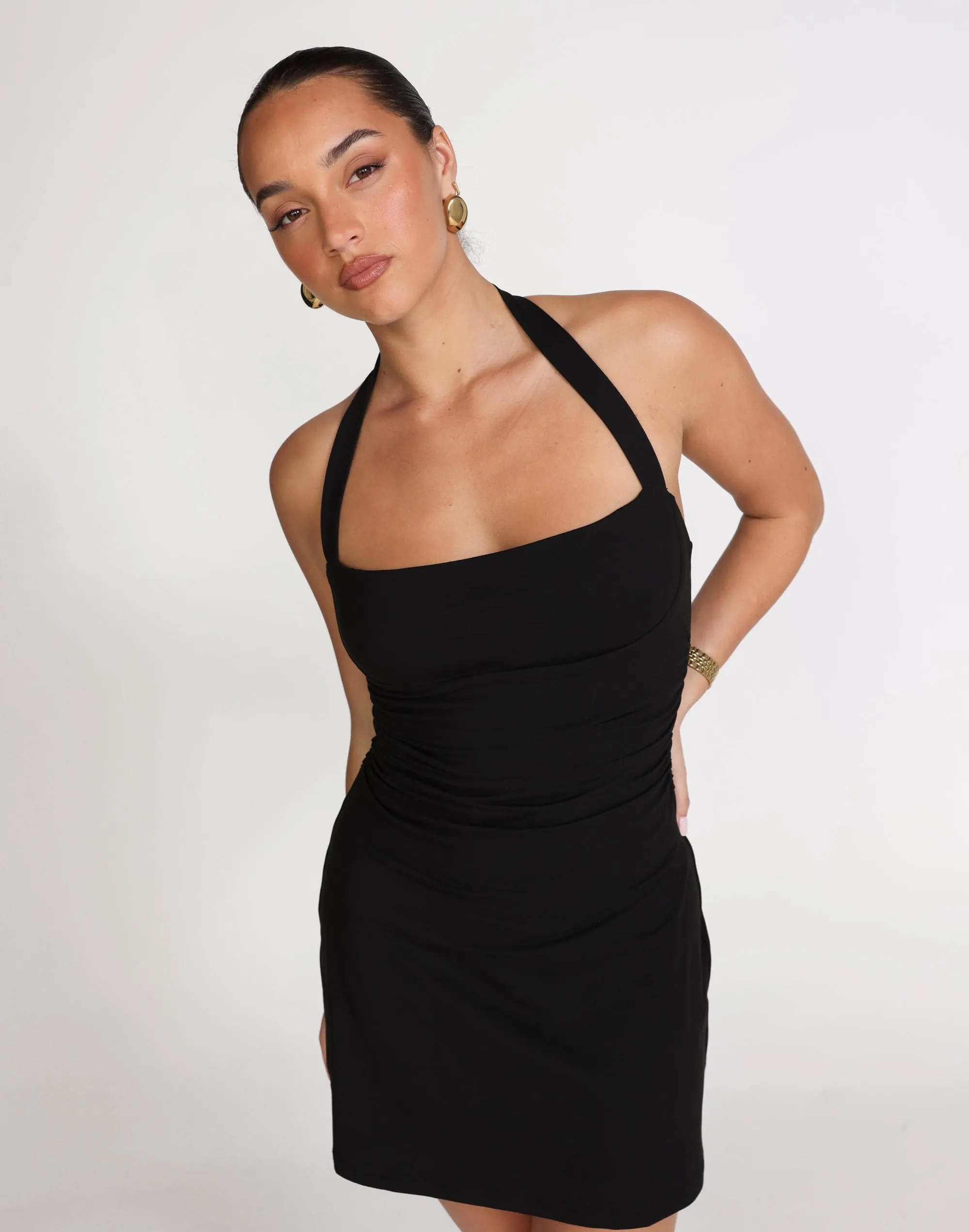 Luisa Mini Dress (Black)