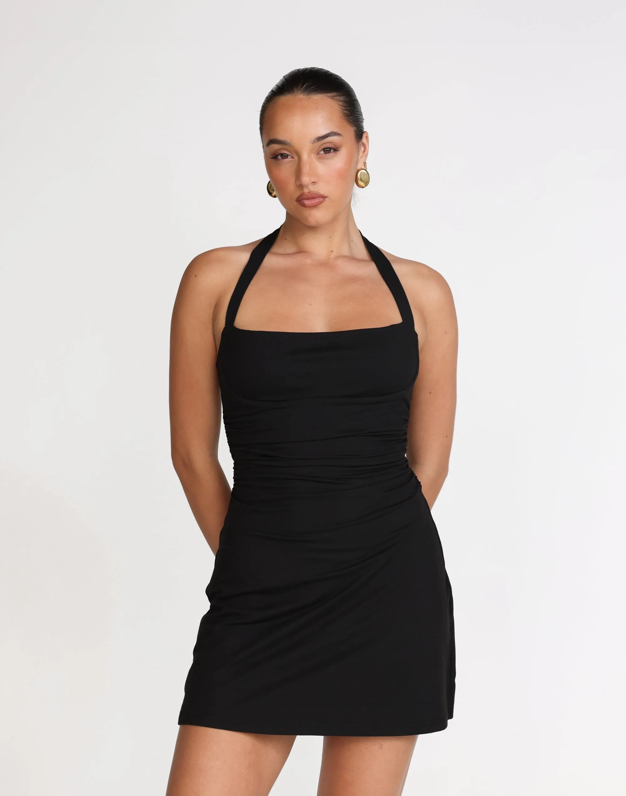 Luisa Mini Dress (Black)