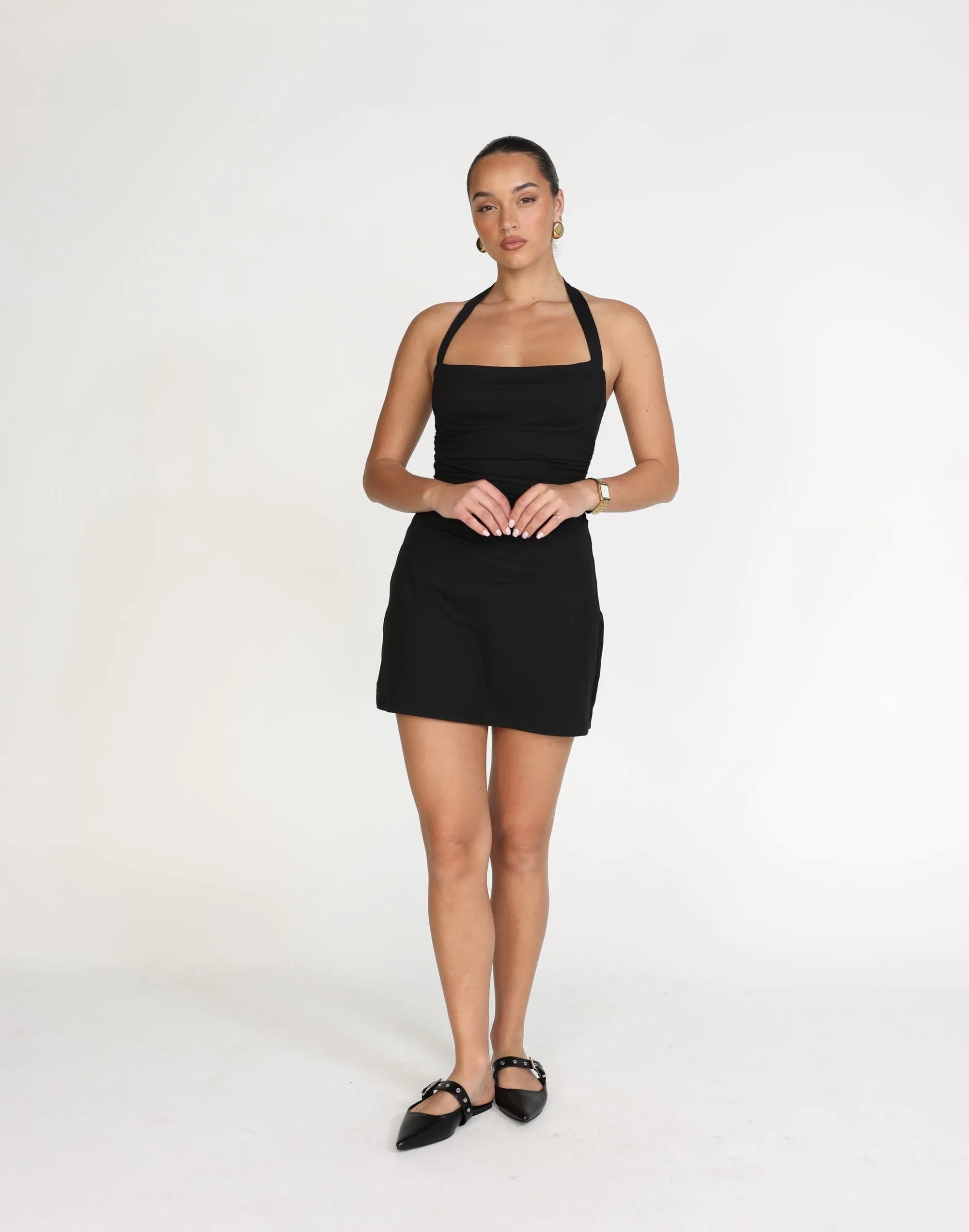 Luisa Mini Dress (Black)