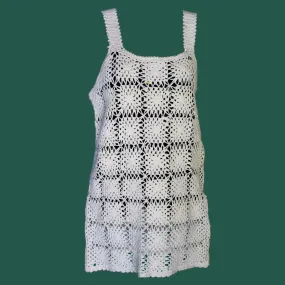 Luxury Handmade Crochet Thread Kurti For Girls/Women