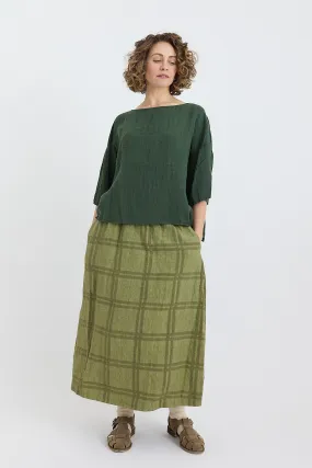 Manuelle Guibal - Fifi Check A-Line Skirt