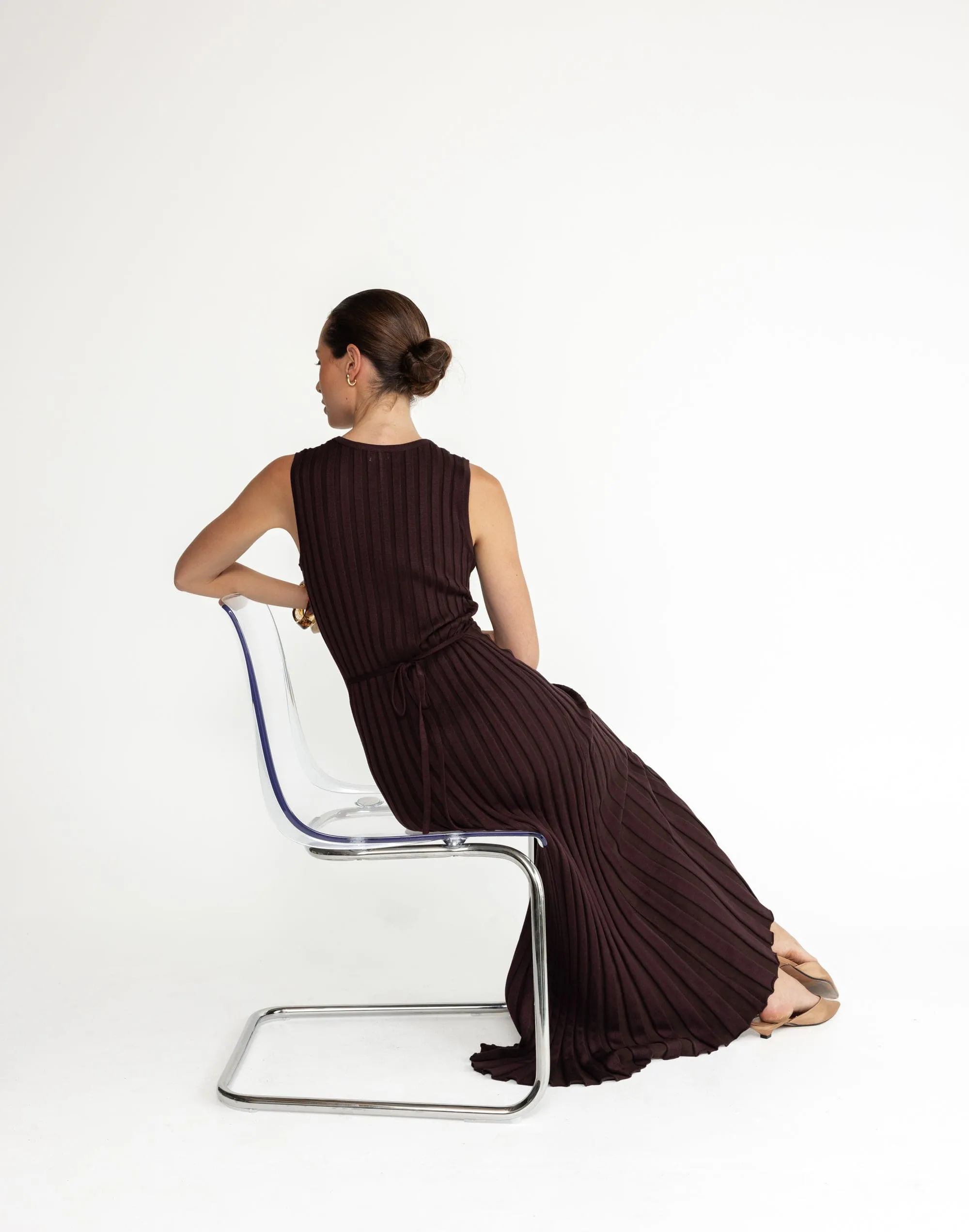 Mariposa Maxi Dress (Chocolate)