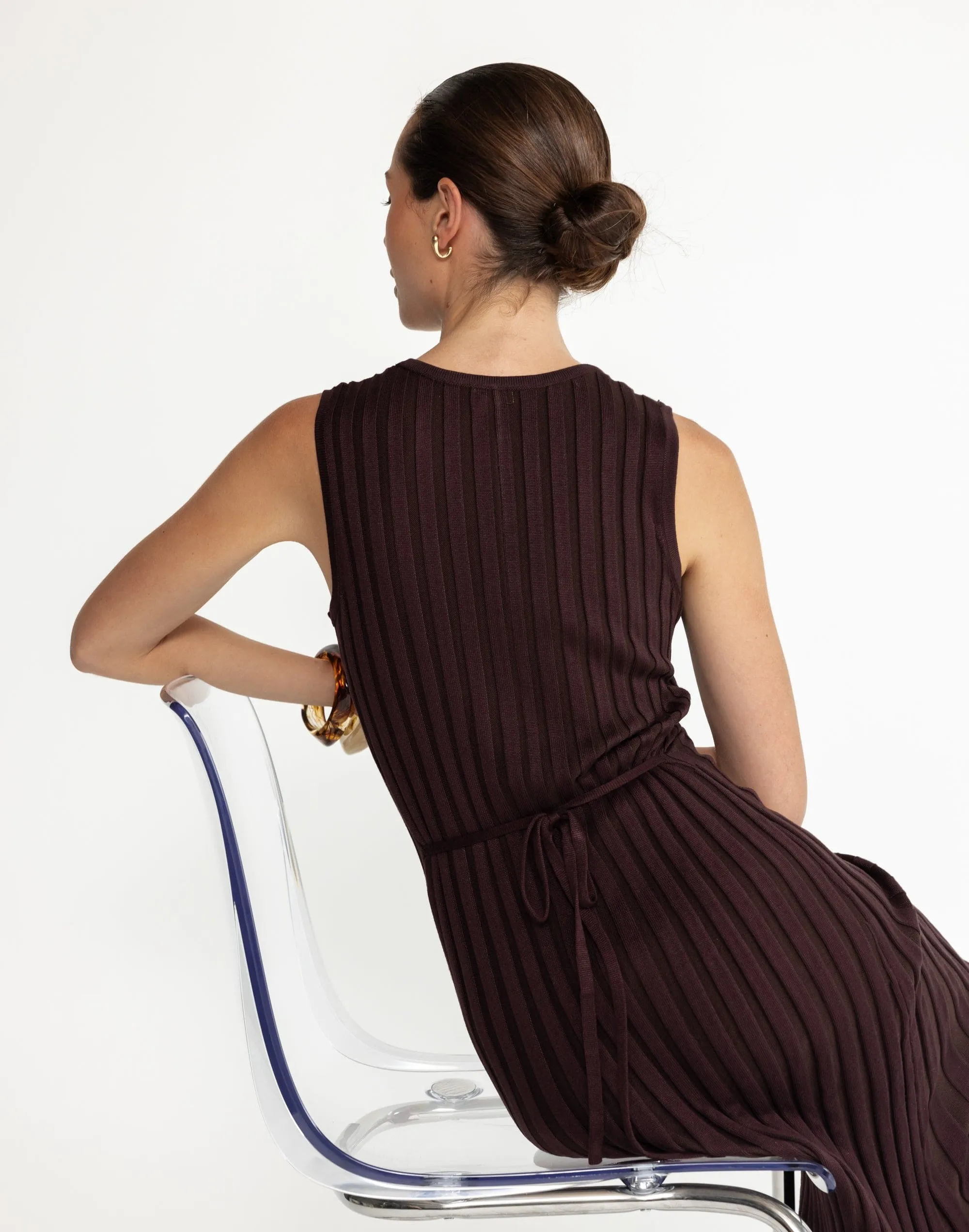 Mariposa Maxi Dress (Chocolate)