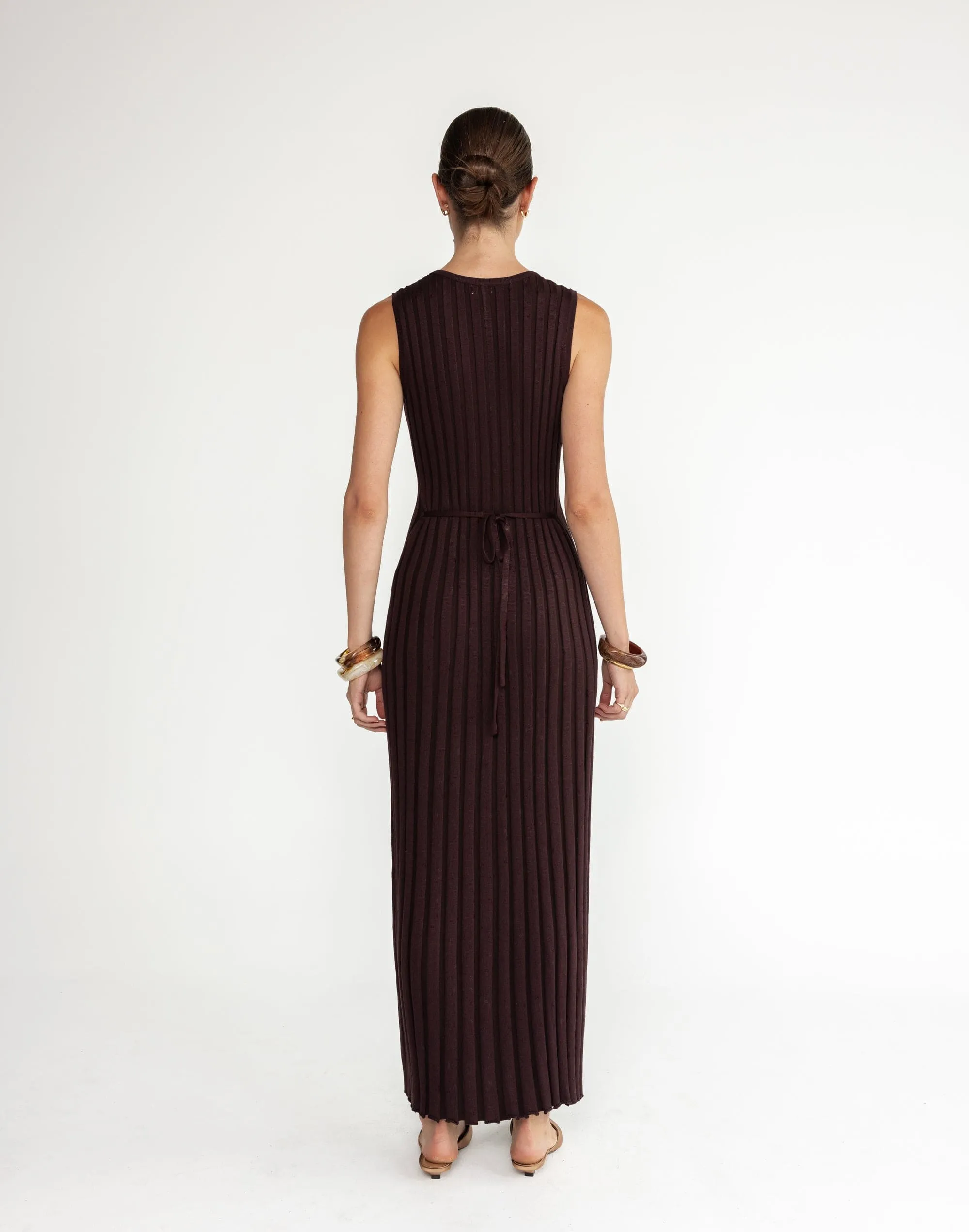 Mariposa Maxi Dress (Chocolate)