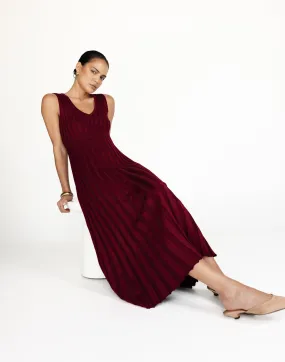 Mariposa Maxi Dress (Cranberry)