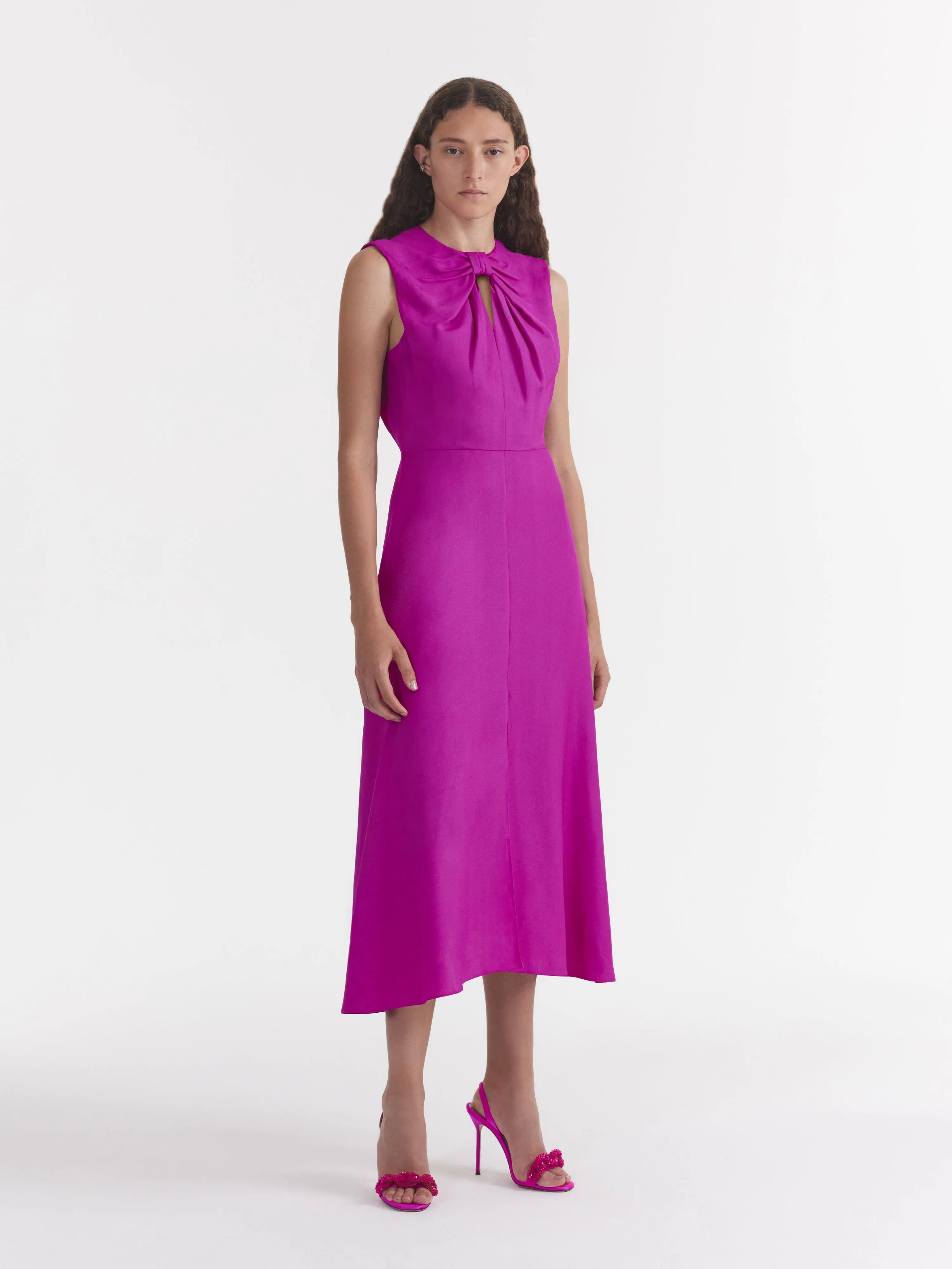 Marla Dress in Bougainvillea