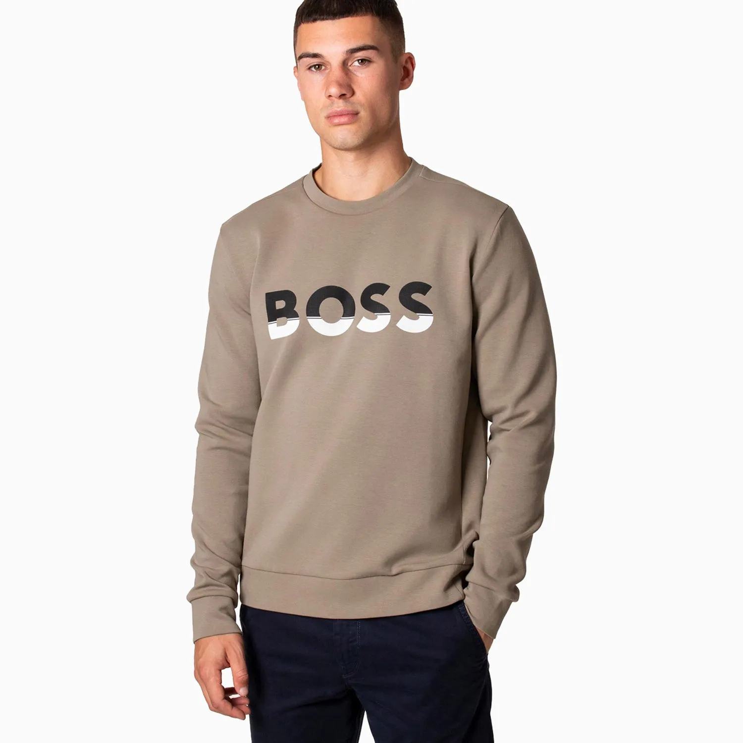 Men's Color Blocked Logo Sweatshirt