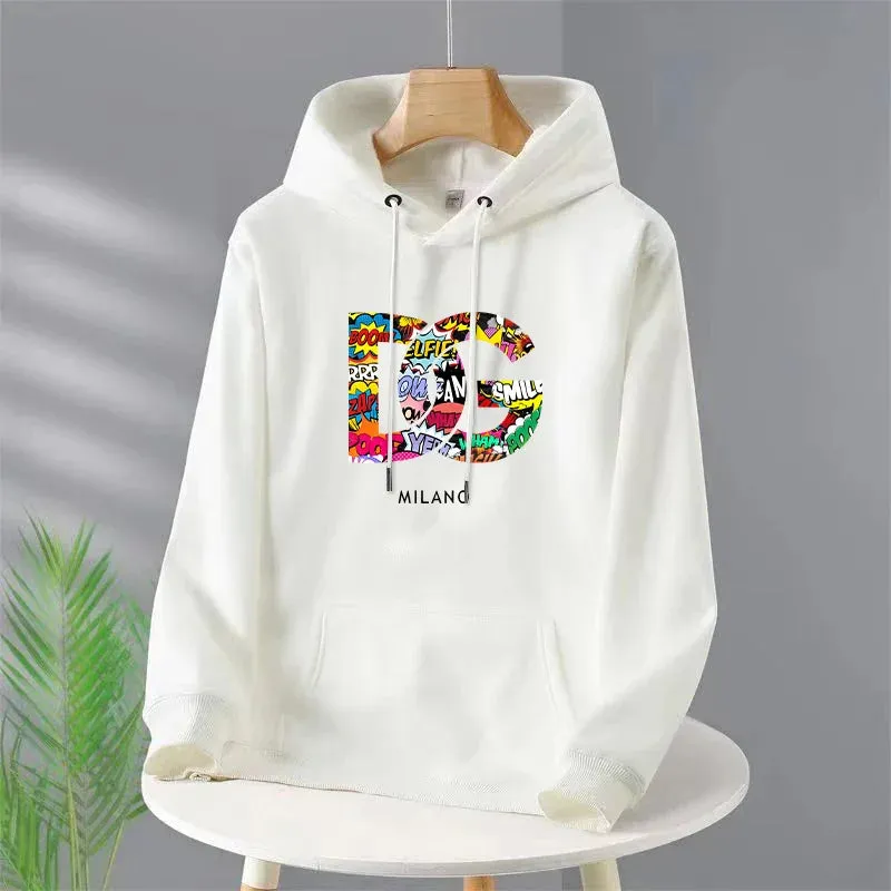 Men's Harajuku Y2k Hoodies Designer Pullover Hooded Sweatshirt for Male Luxury High Quality Vintage Trendy Casual Streetwear