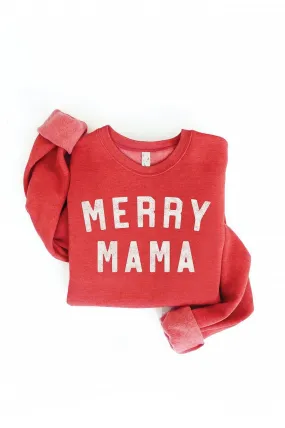 Merry Mama Pullover Cranberry Heather