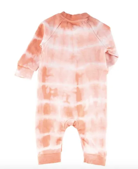 Miki Miette - Henry Romper in Persimmon Tie Dye