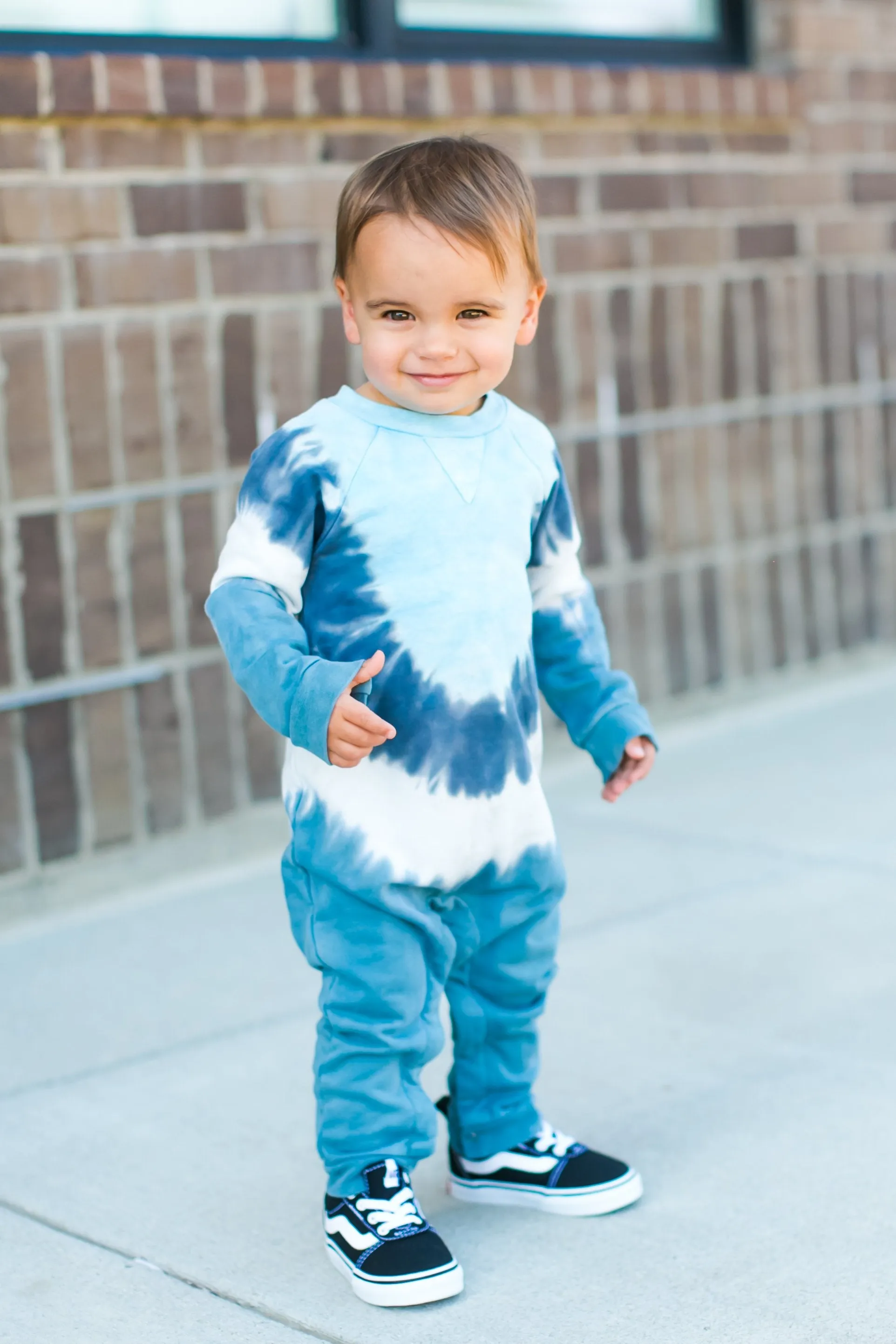 Miki Miette - Henry Romper in Surf Tie Dye