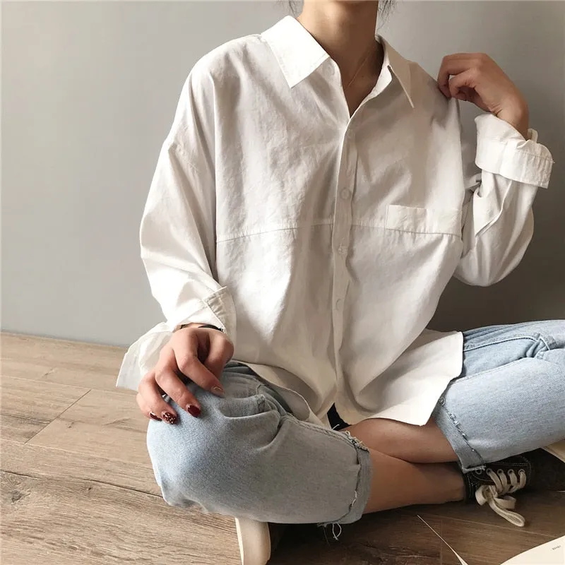 Minimal Chic Drape Shirt