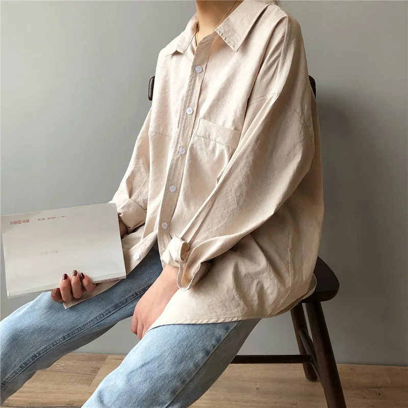 Minimal Chic Drape Shirt