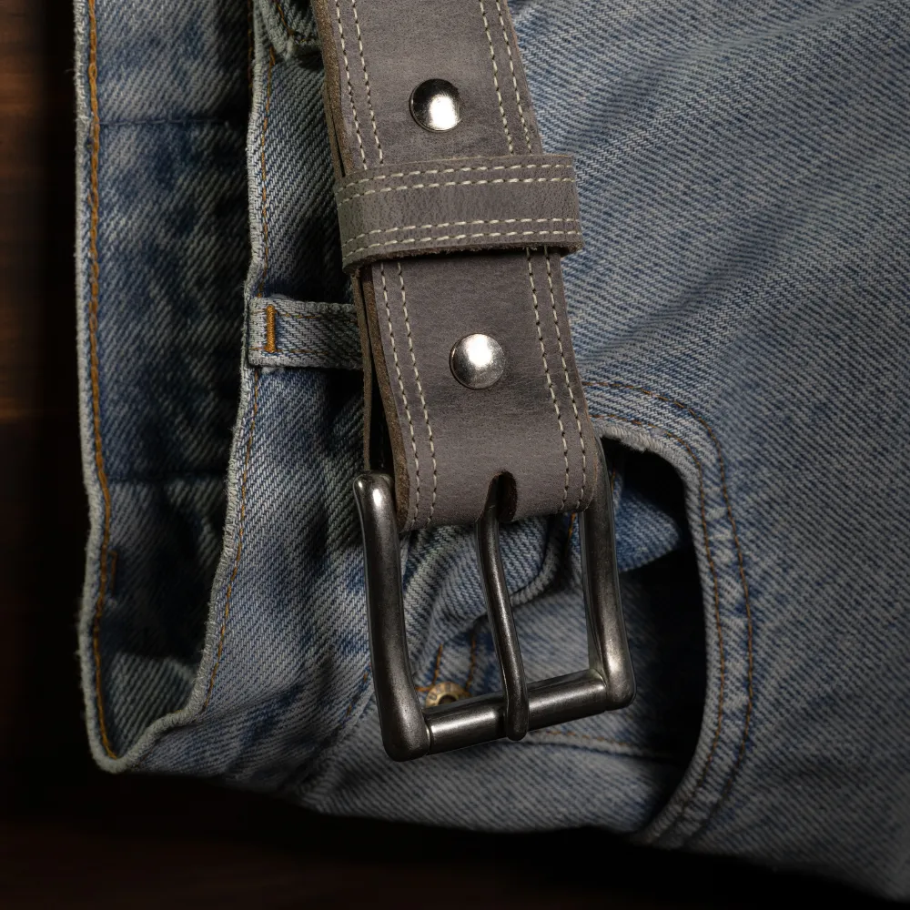 Montana Bison Belt - 1.5" - Double Layer