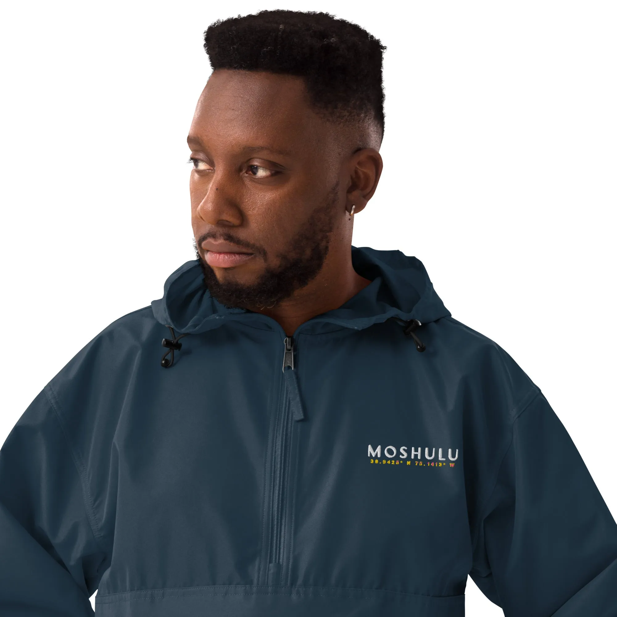 Moshulu Embroidered Champion Packable Jacket