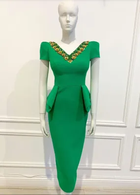 Natalie dress in Green