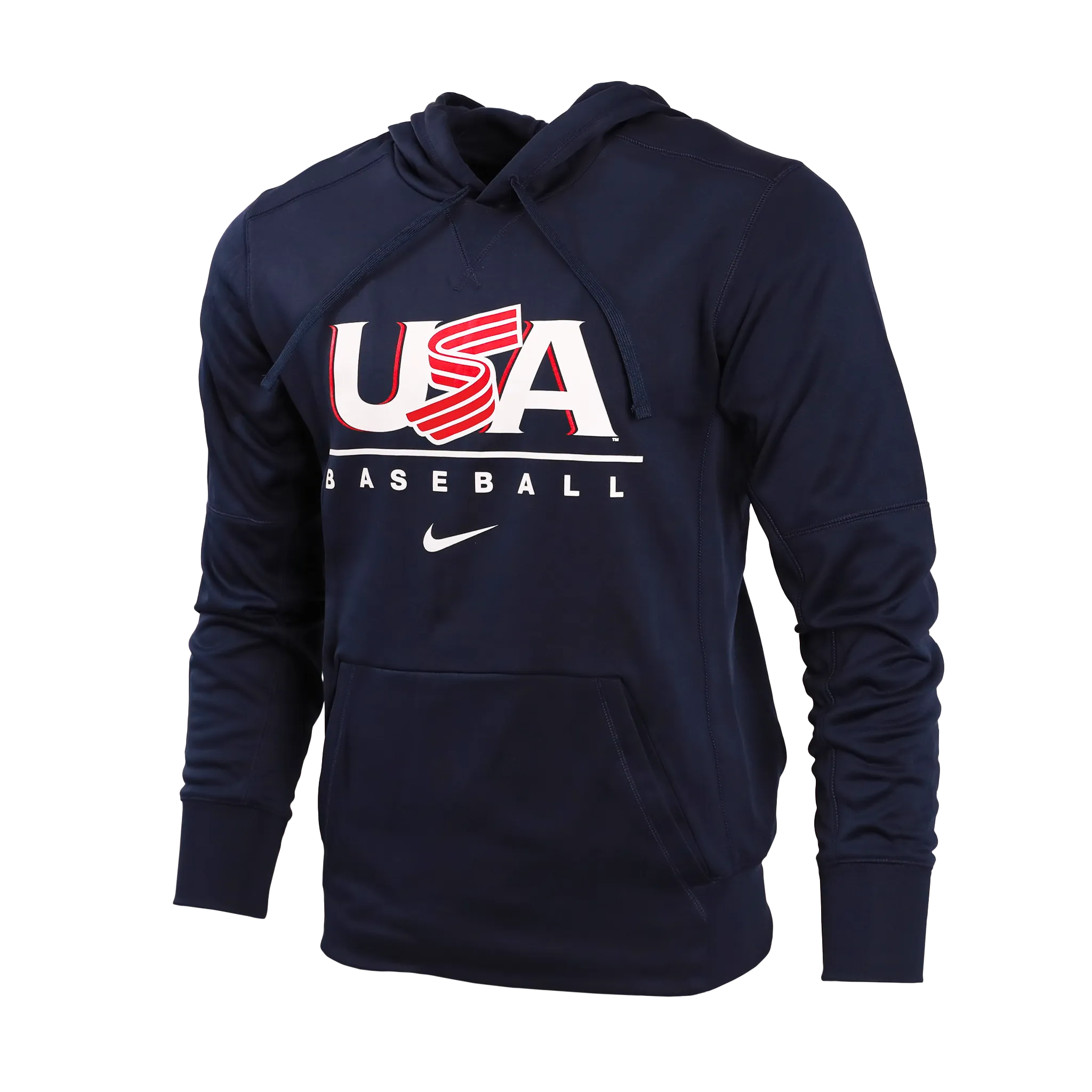 Navy Legacy Logo Therma Hoodie