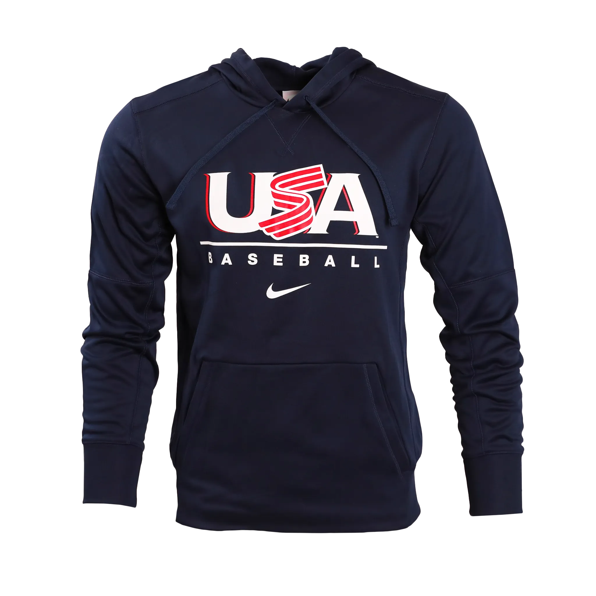 Navy Legacy Logo Therma Hoodie