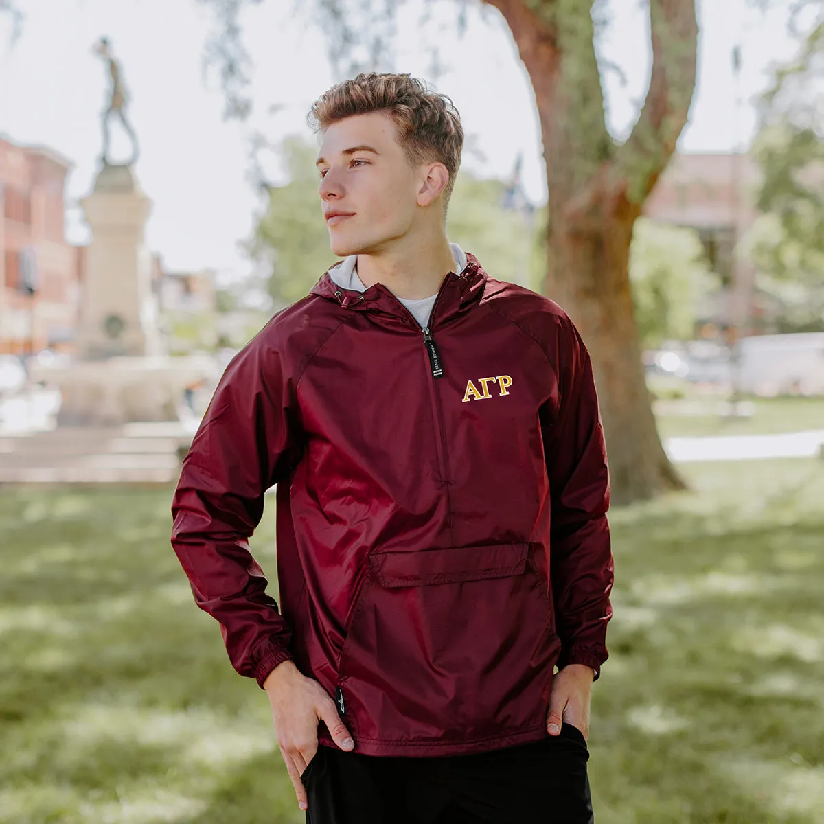 New! AGR Classic 1/4 Zip Rain Jacket