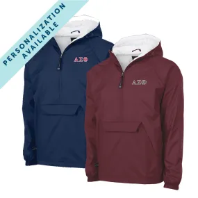 New! Alpha Sig Classic 1/4 Zip Rain Jacket