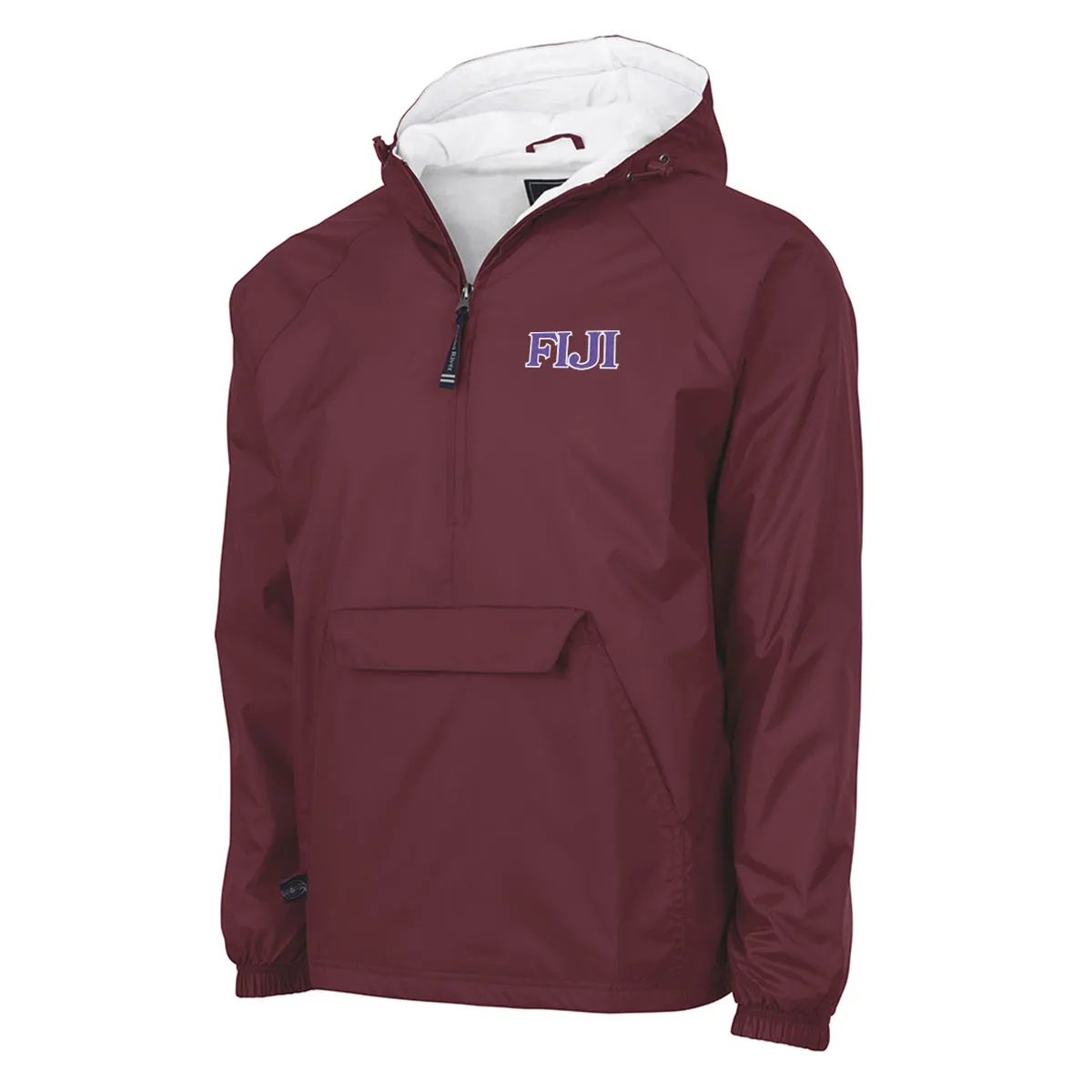 New! FIJI Classic 1/4 Zip Rain Jacket