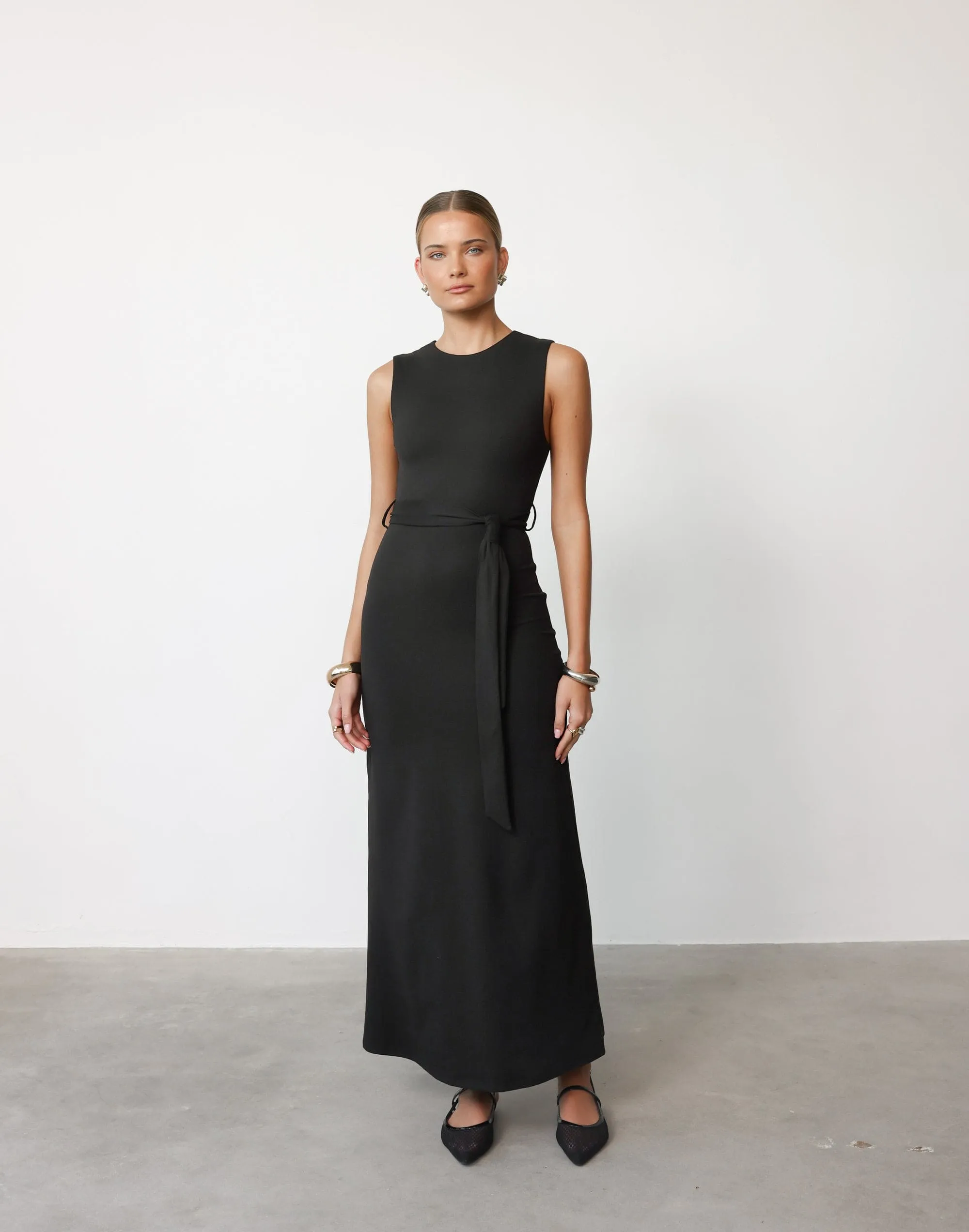 Niara Maxi Dress (Black)