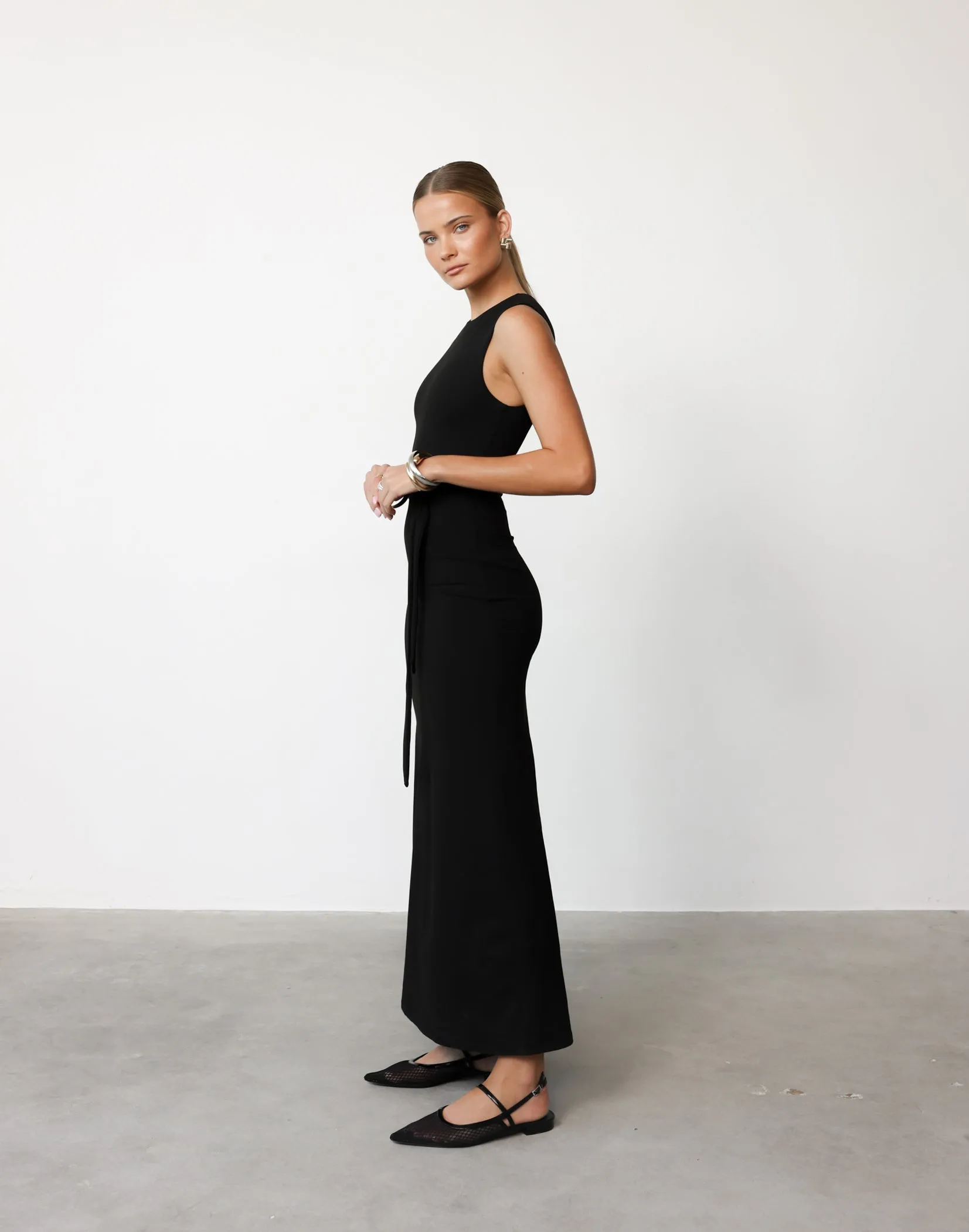 Niara Maxi Dress (Black)