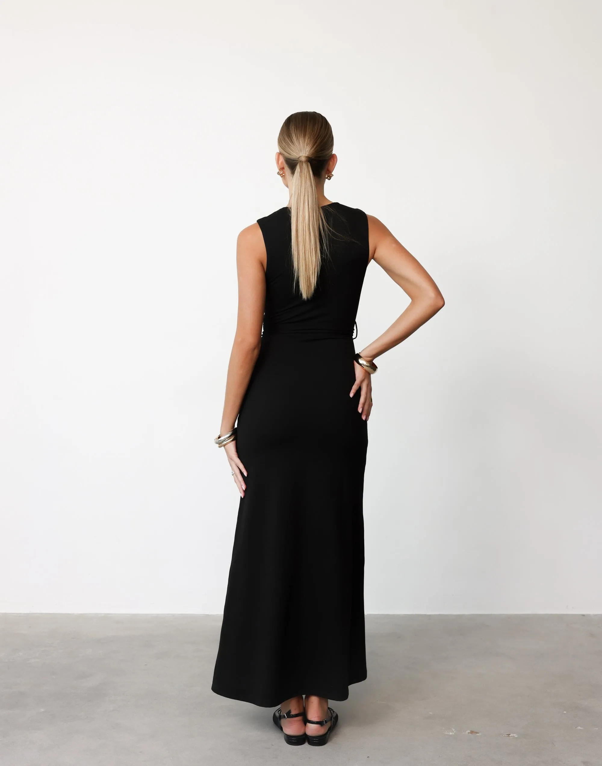 Niara Maxi Dress (Black)