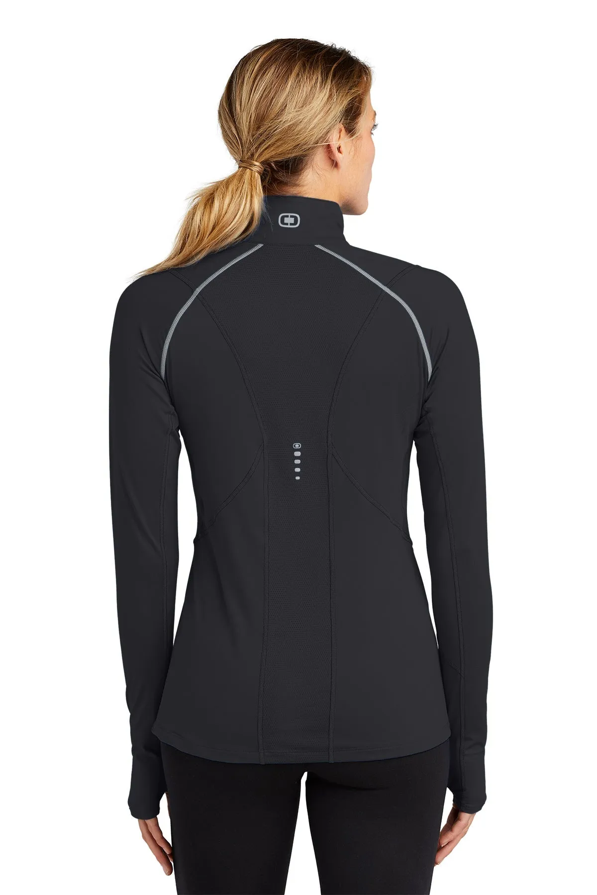 OGIO ENDURANCE Ladies Nexus Custom Quarter Zips, Blacktop