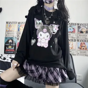 Pastel Goth Bunny Crewneck