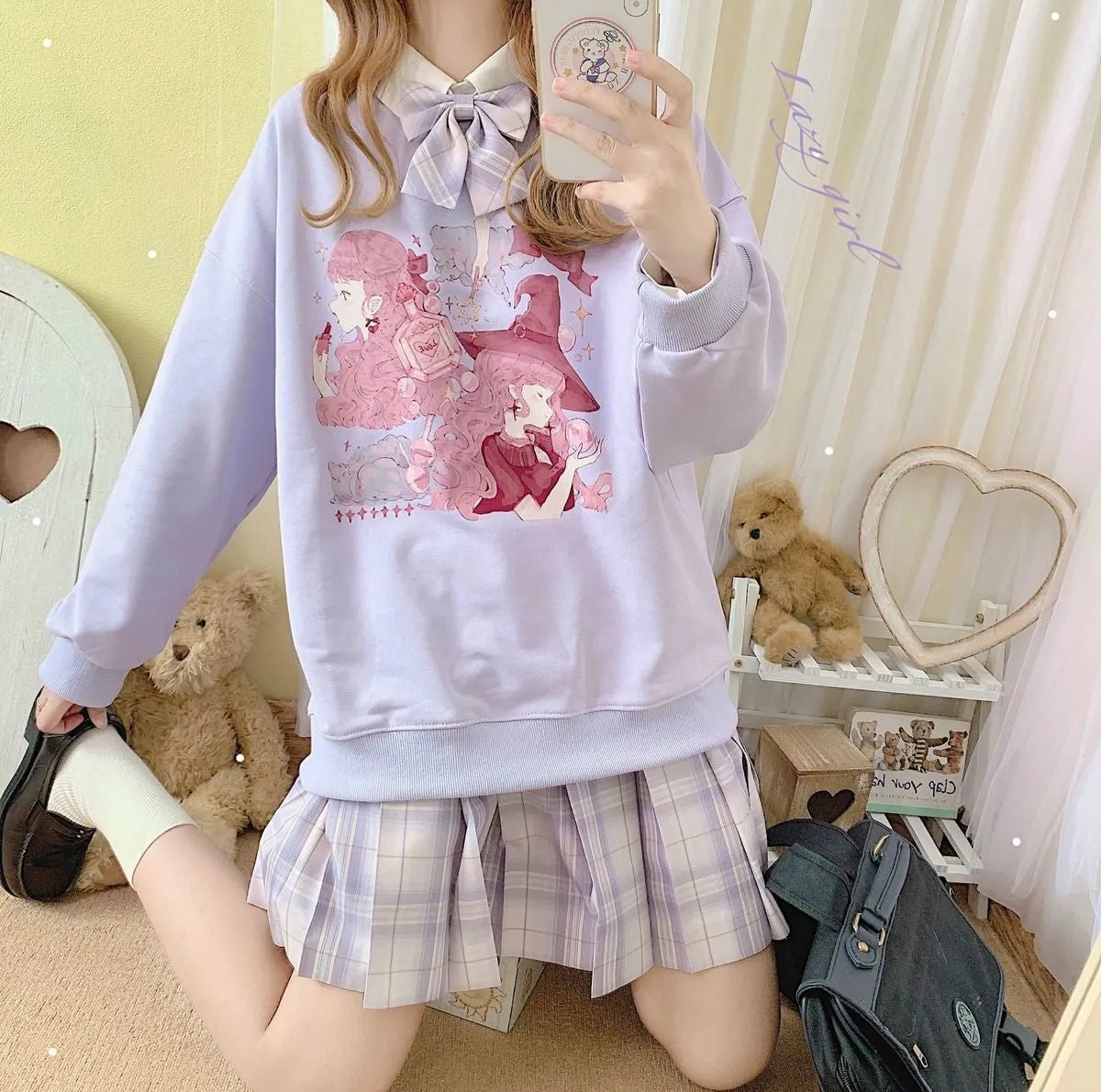 Pastel Witch Crewneck