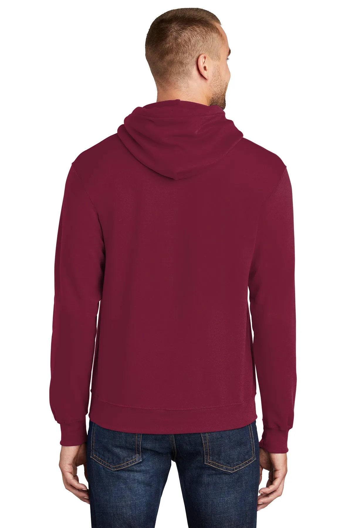 Port & Company Core Fleece Customized Hoodies, Cardinal