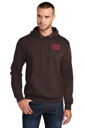 Port & Company Core Fleece Customized Hoodies, Dark Chocolate