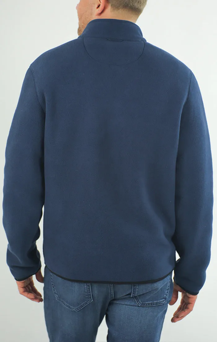 Quarter Zip Sherpa Lined Polar Fleece Pullover