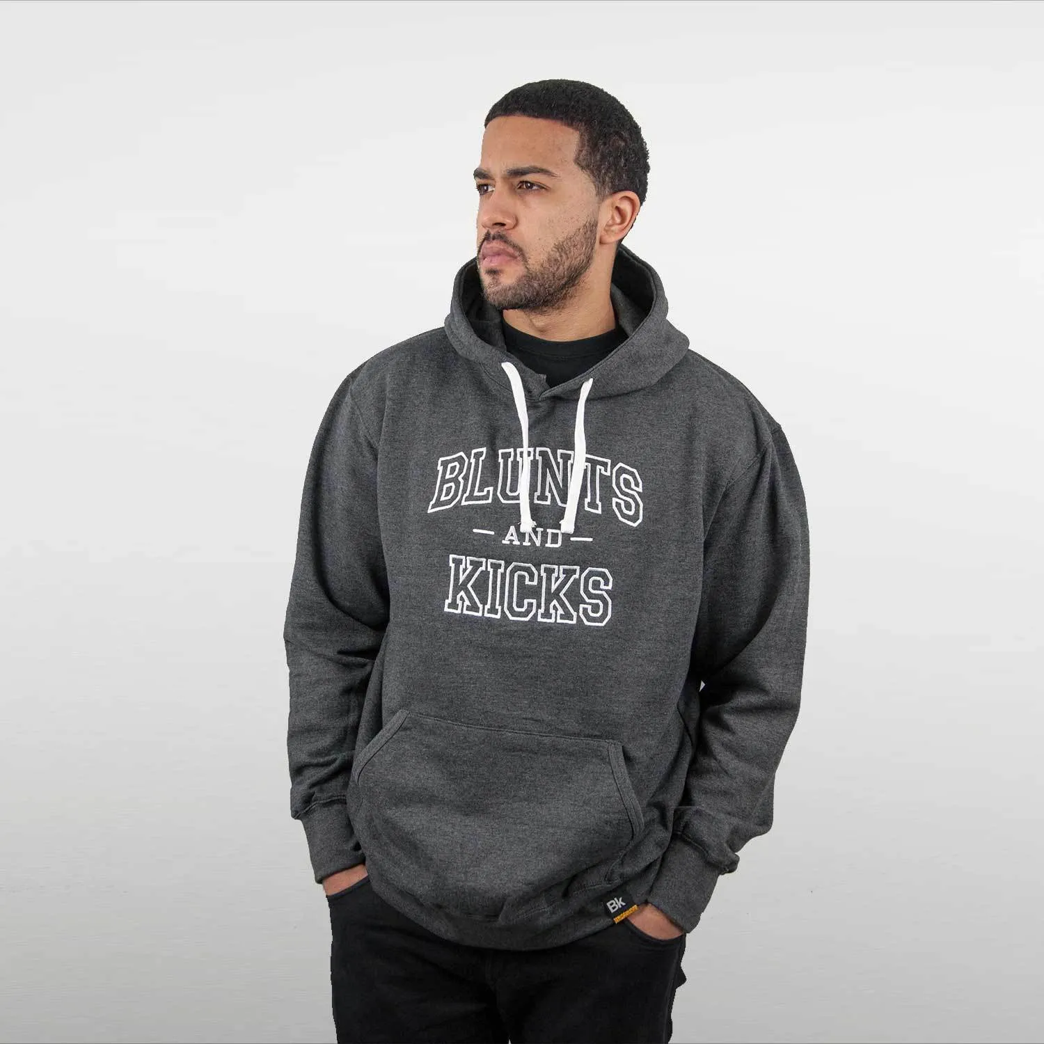 "Collegiate" Hoodie   Sweatpants Combo - Charcoal