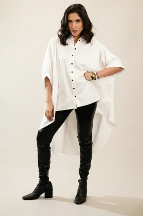 Raven Oversized White Shirt