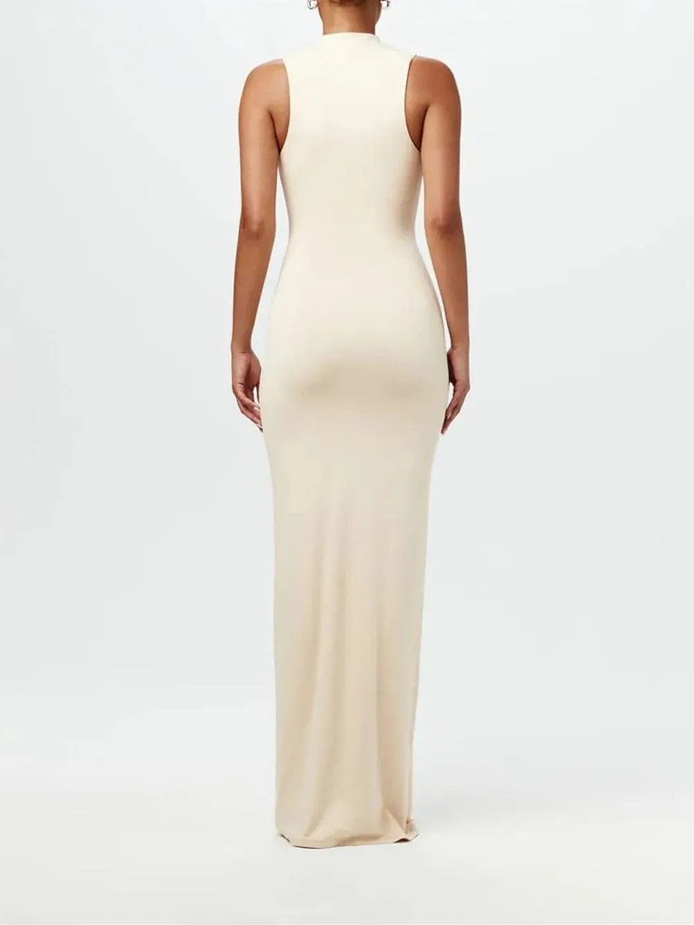 Ruched Bodycon Maxi Dress