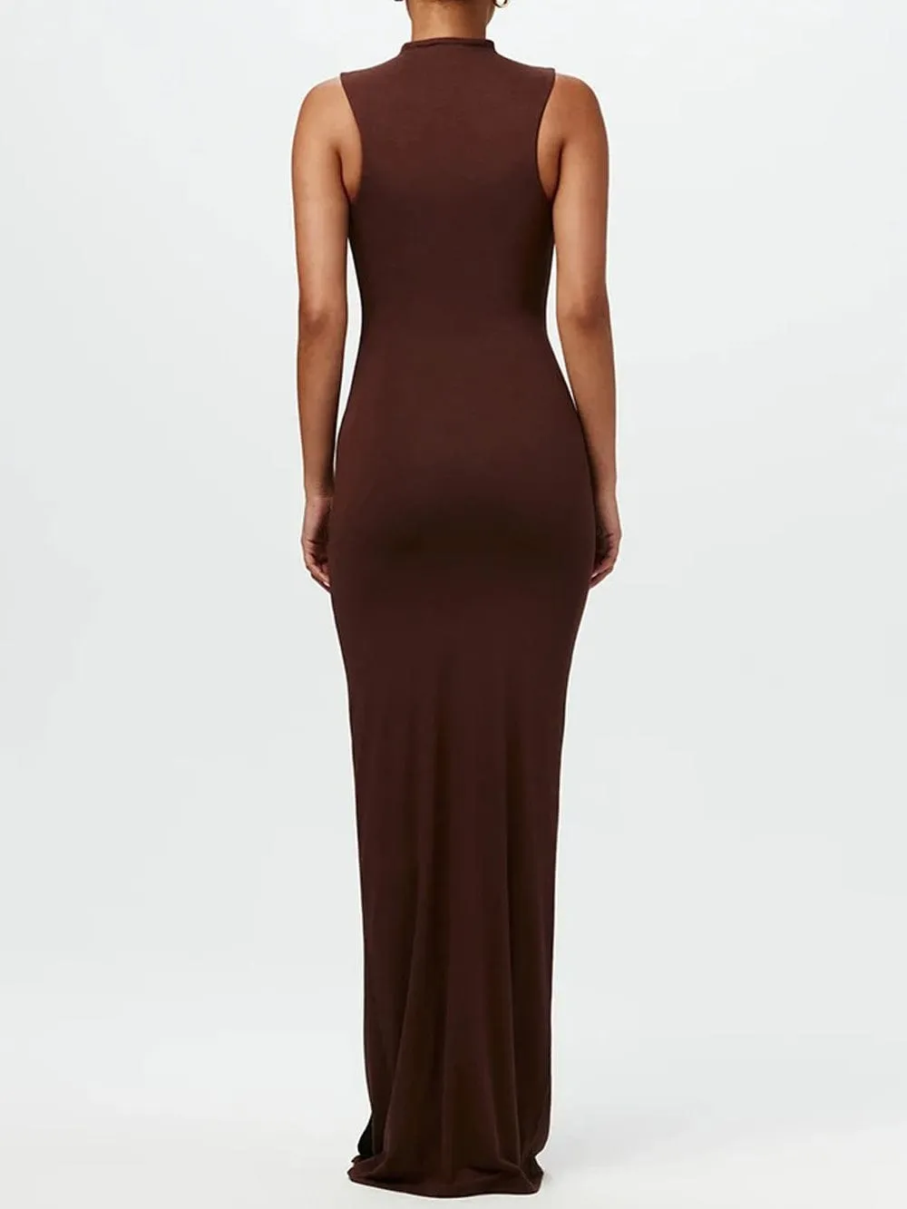 Ruched Bodycon Maxi Dress