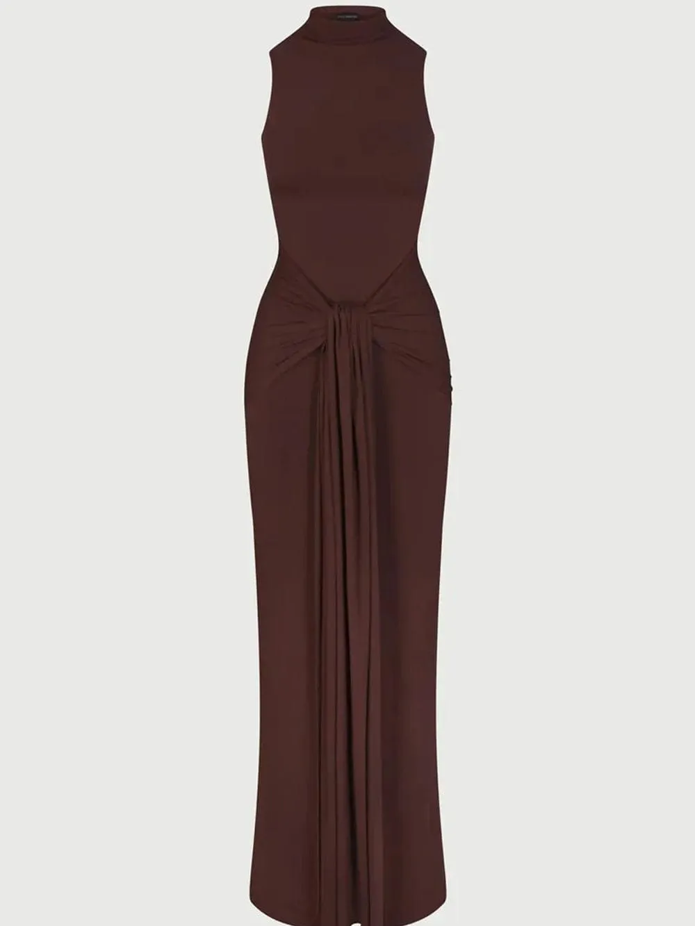 Ruched Bodycon Maxi Dress