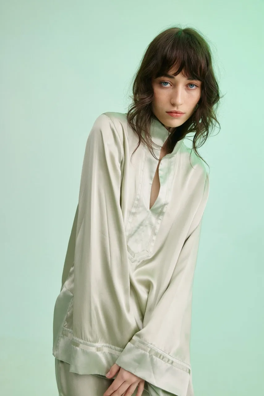 Sage Kaftan Shirt - Sage