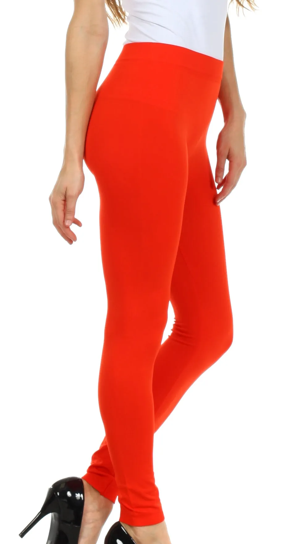 Sakkas Basics Solid Color Leggings