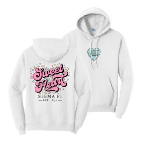 Sigma Pi White Sweetheart Hoodie