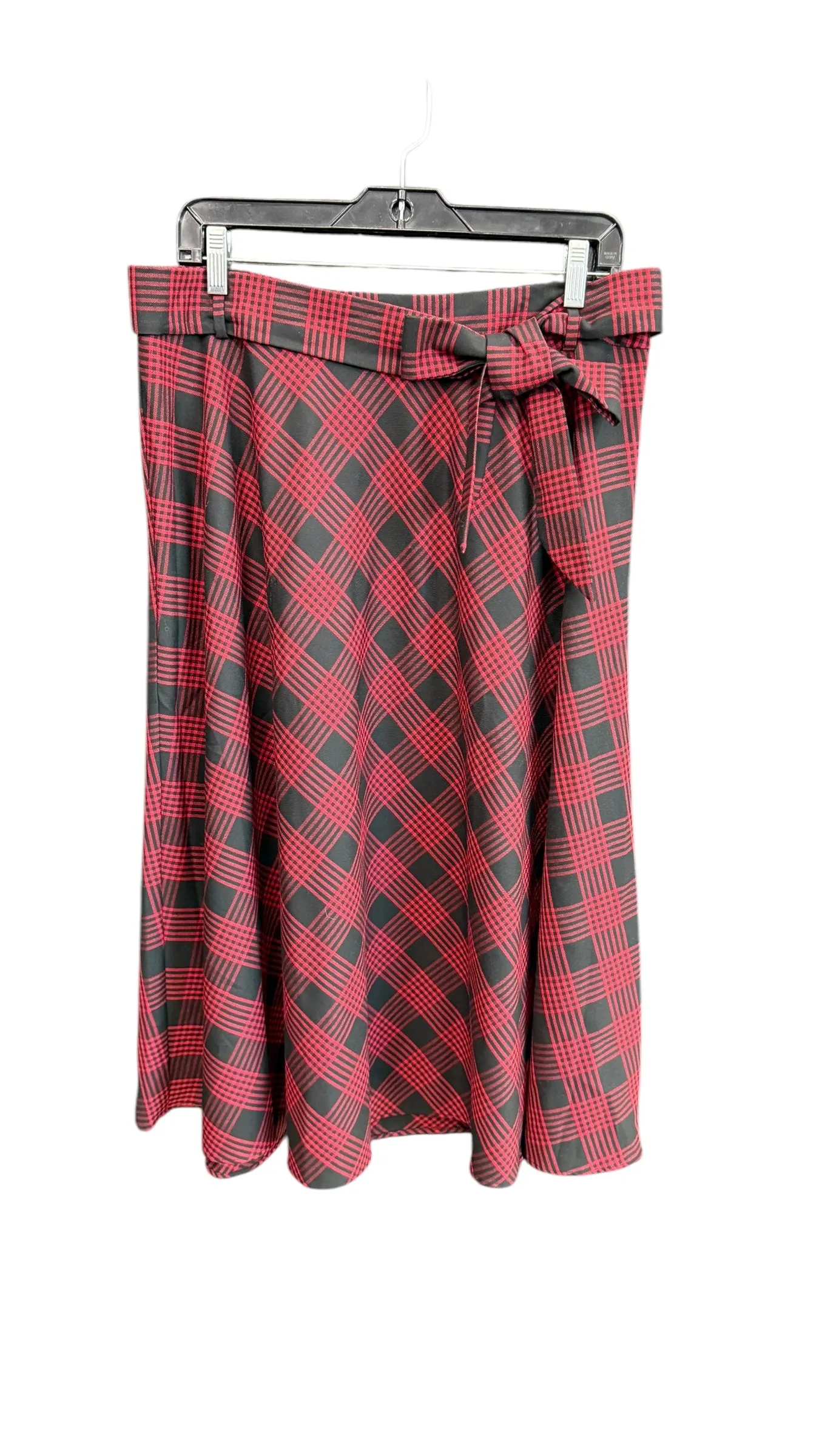 Skirt Midi By Talbots In Plaid Pattern, Size: 14p