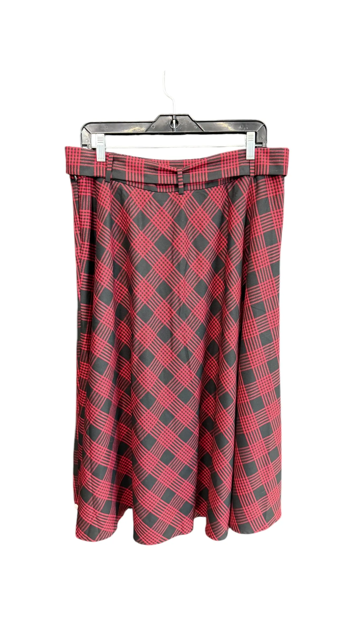 Skirt Midi By Talbots In Plaid Pattern, Size: 14p