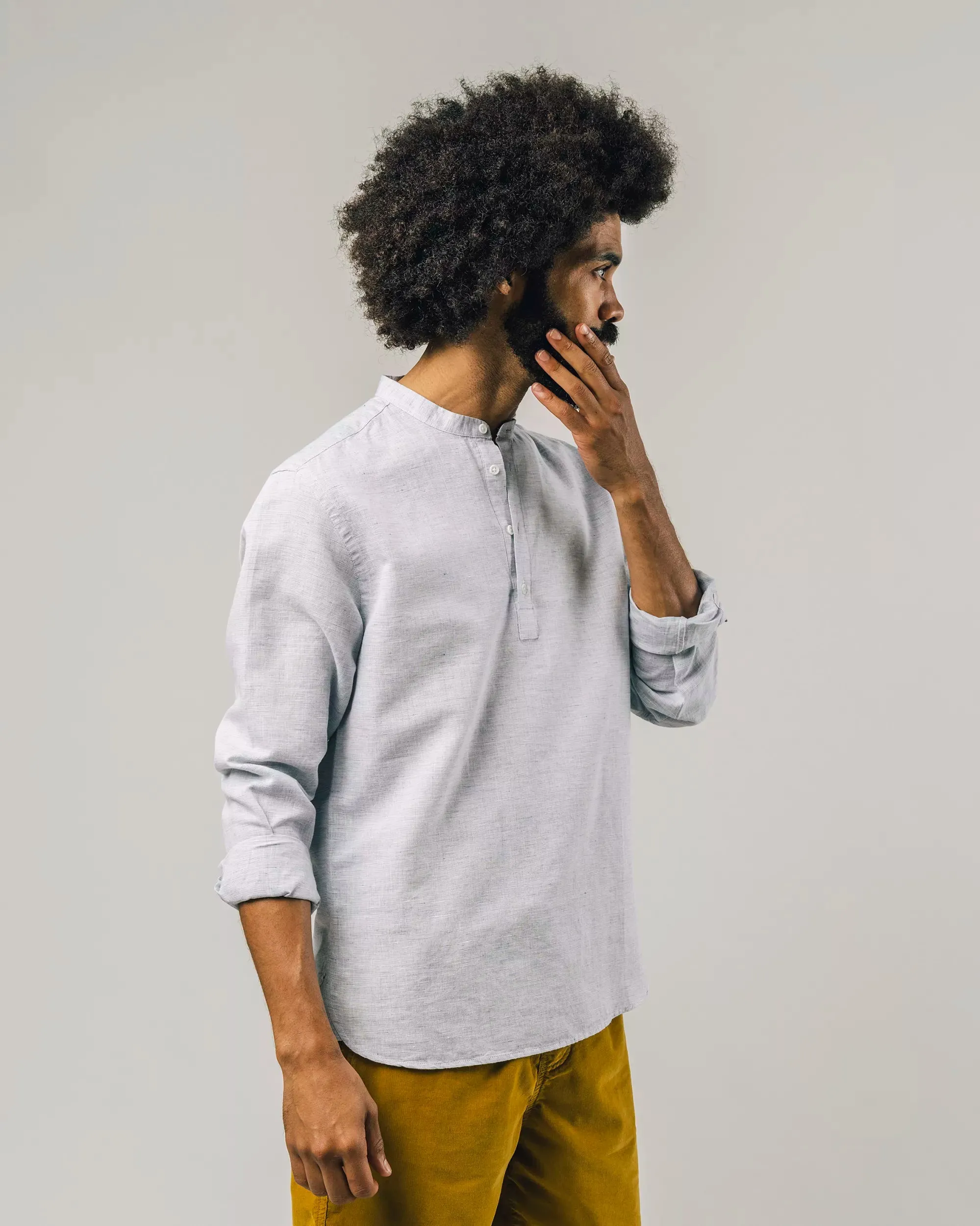 Slub Henley Shirt