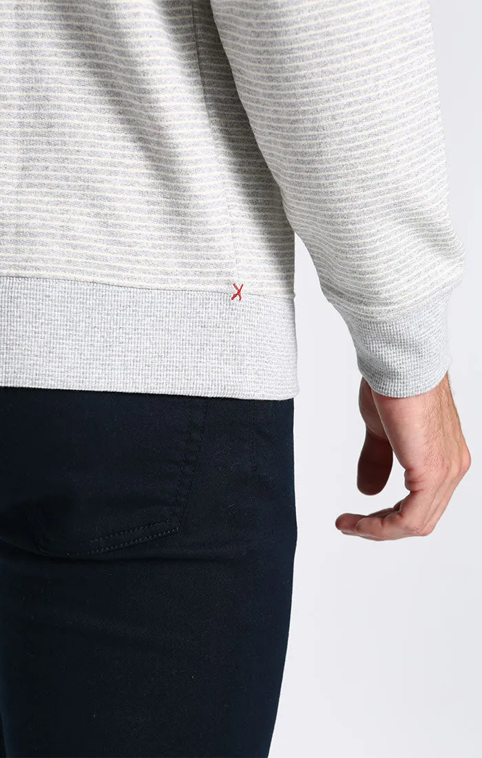 Striped Sustainable Fleece Crewneck