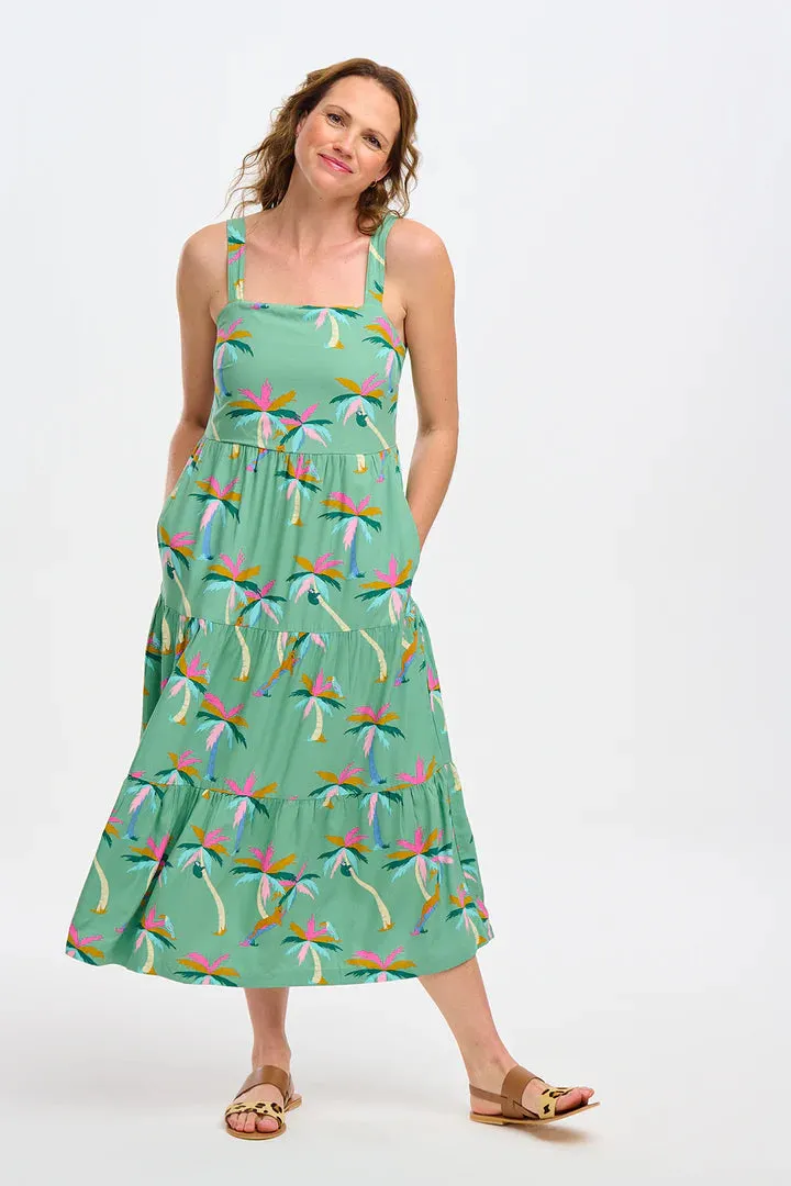 Sugarhill Brighton Elora Midi Tiered Sun Dress