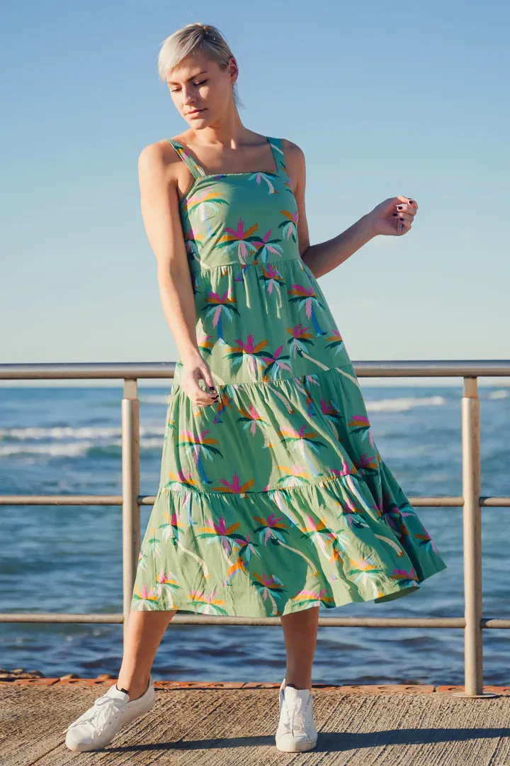 Sugarhill Brighton Elora Midi Tiered Sun Dress