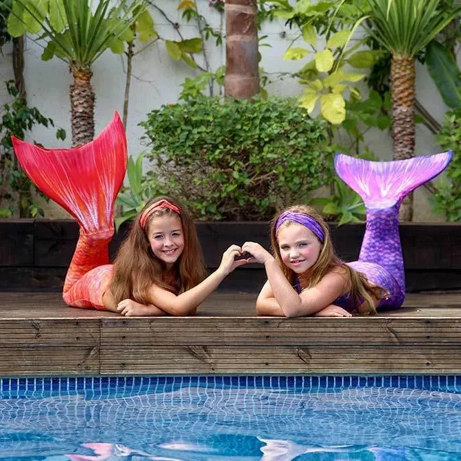 Sunset Splash Mermaid Tail Set