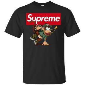 Supreme Monkey T-shirt Men Cotton T-Shirt